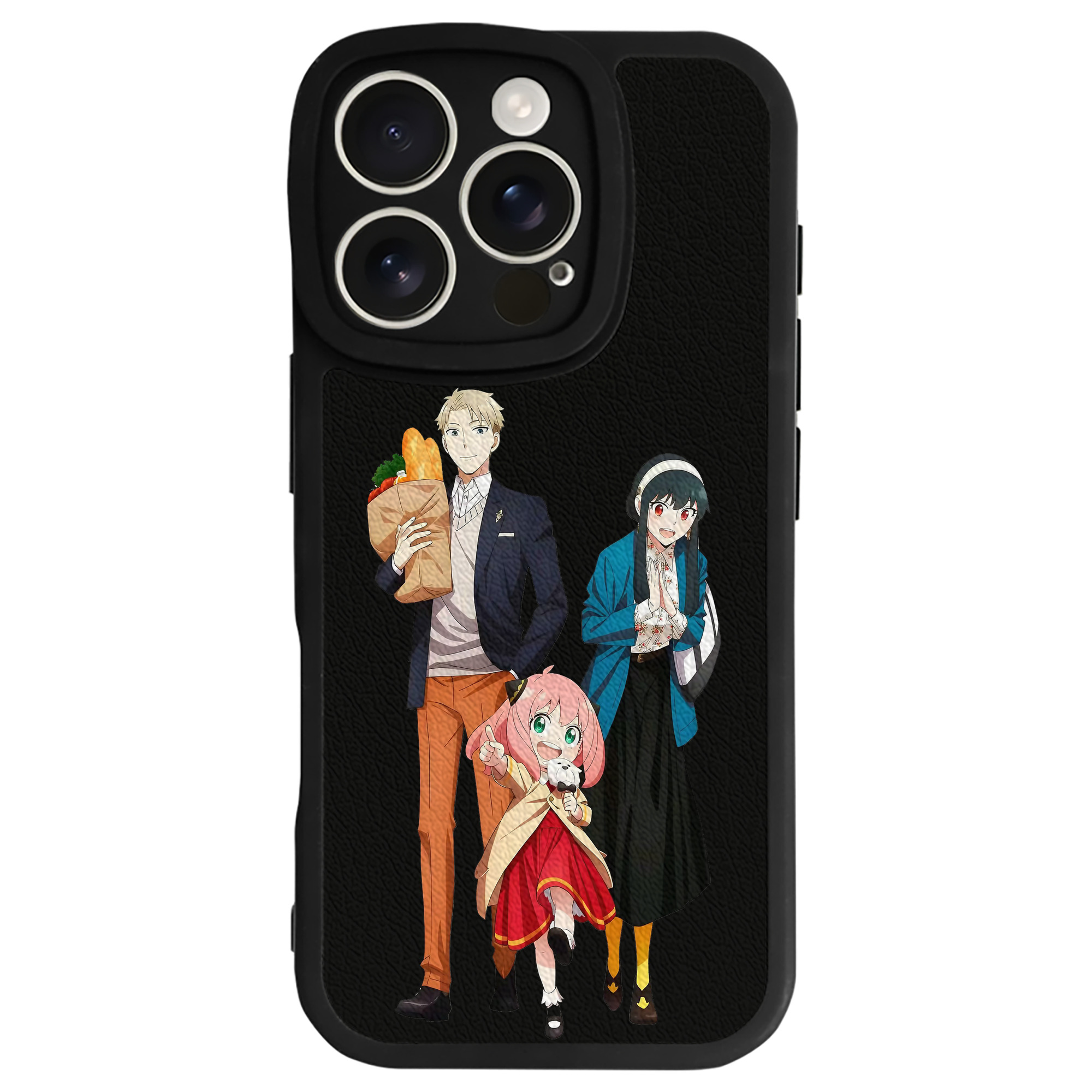 （画像用） SPY×FAMILY间谍家家酒 【iPhone 16シリーズ対応】シリコンスマホケース（レザー調） 材質：シリコン